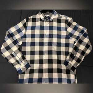 Express checkered button up shirt